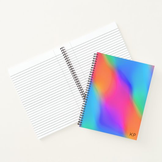 Vivid Holographic Personalisiert Spiral Notebook Notizblock (Innenseite)