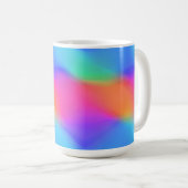 Vivid Holographic Personalized Mug Kaffeetasse (VorderseiteRechts)