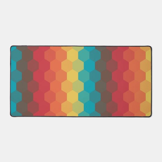 Vivid Honeycomb Desk matt Schreibtischunterlage (Vorderseite)