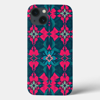 Vivid Jewel-Tone Kaleidoscope Phone Case