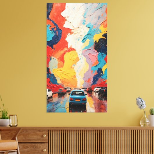 Vivid Journey Leinwanddruck (Insitu (Wohnzimmer))