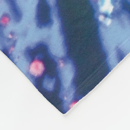 Vivid Kaleidoskop Fleecedecke (Ecke)