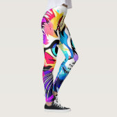 Vivid Kitty Vibes Design Leggings (Rechts)