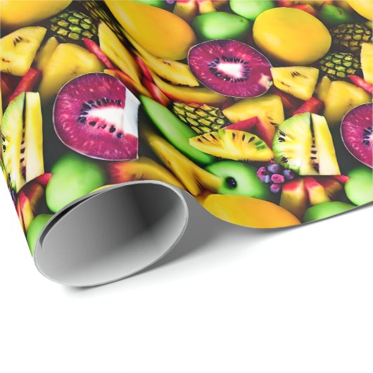 Vivid Kiwi und Citrus Fusion Geschenkwrap Geschenkpapier (Rolleneckpunkt)
