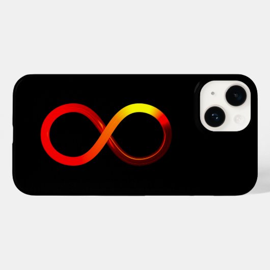 Vivid Lazy Aight Infinity Symbol Case-Mate iPhone Hülle (Rückseite (Horizontal))