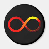 Vivid Lazy Aight Infinity Symbol Magnet (Vorne)