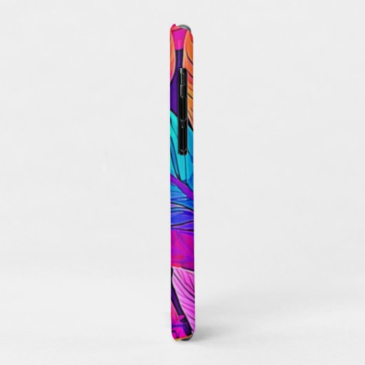 Vivid Leaf Muster Case-Mate iPhone Hülle (Hinten/Links)