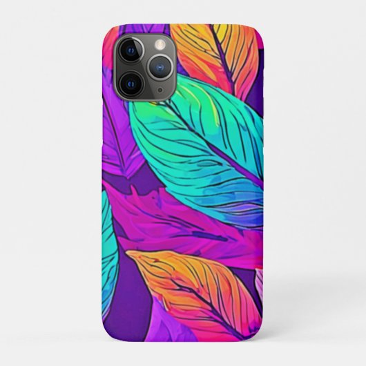 Vivid Leaf Muster Case-Mate iPhone Hülle (Rückseite)