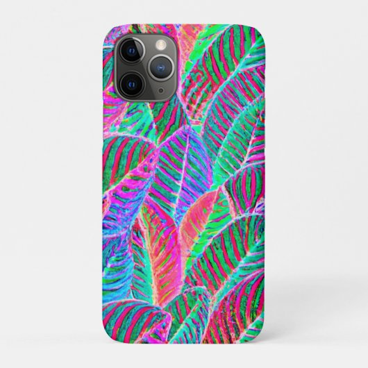 Vivid Leaf Muster Design Case-Mate iPhone Hülle (Rückseite)