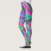 Vivid Leaf Muster Design Leggings (Links)