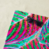 Vivid Leaf Muster Design Strandtuch (Beispiel)