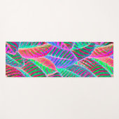 Vivid Leaf Muster Design Yogamatte (Vorderseite (Horizontal))