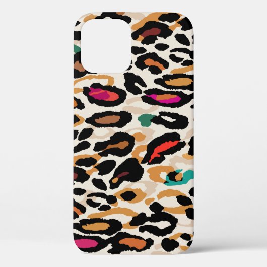 Vivid Leopard Animal Prints Case-Mate iPhone Hülle (Rückseite)