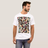 Vivid Leopard Animal Prints T-Shirt (Vorne ganz)