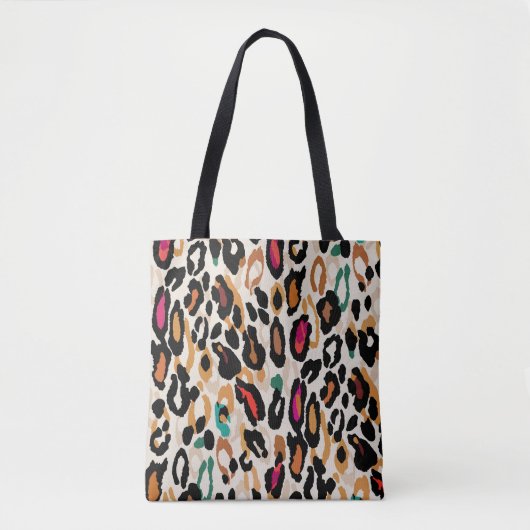 Vivid Leopard Animal Prints Tasche (Vorderseite)