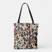 Vivid Leopard Animal Prints Tasche (Rückseite)