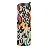 Vivid Leopard Animal Prints Thermosbecher (Nach links gedreht)