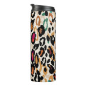 Vivid Leopard Animal Prints Thermosbecher (Nach rechts gedreht)