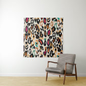 Vivid Leopard Animal Prints Wandteppich (Beispiel)