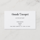 Vivid magenta abstrakte Aquarelltextur Visitenkarte (Rückseite)