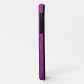 Vivid Magenta Leather Case-Mate iPhone Hülle (Hinten/Links)