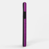 Vivid Magenta Leather Case-Mate iPhone Hülle (Hinten/Rechts)