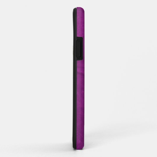 Vivid Magenta Leather Case-Mate iPhone Hülle (Hinten/Rechts)