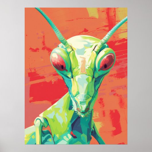 Vivid Mantis: Ein Blick auf den Feind der Natur Poster (Vorne)
