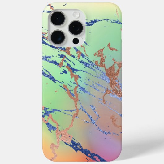 Vivid Marble | Farbige, fette Pastelle Wasserfarbe Case-Mate iPhone Hülle (Rückseite)