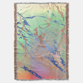 Vivid Marble | Farbige, fette Pastelle Wasserfarbe Decke