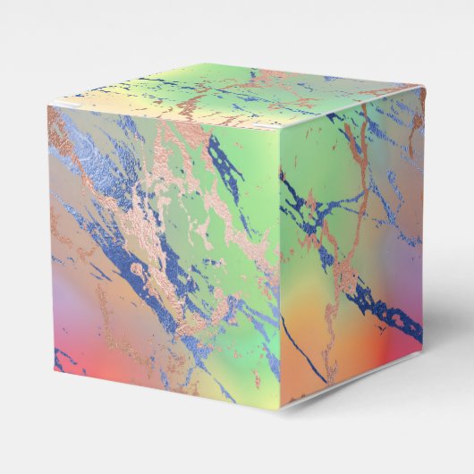 Vivid Marble | Farbige, fette Pastelle Wasserfarbe Geschenkschachtel (Vorderseite)