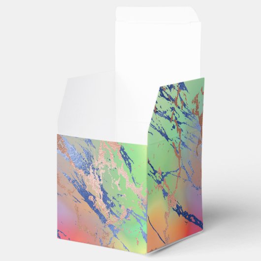 Vivid Marble | Farbige, fette Pastelle Wasserfarbe Geschenkschachtel (Geöffnet)