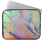 Vivid Marble | Farbige, fette Pastelle Wasserfarbe Laptopschutzhülle (Vorderseite)