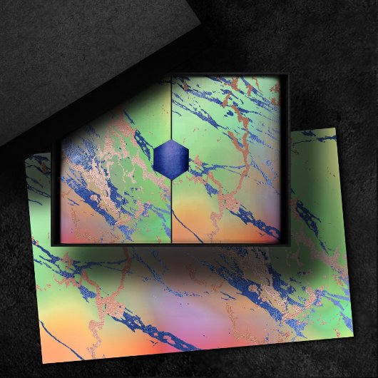 Vivid Marble | Farbige, fette Pastelle Wasserfarbe Seidenpapier