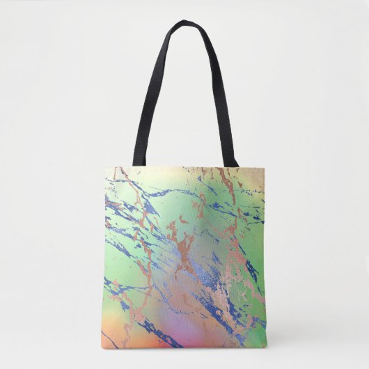 Vivid Marble | Farbige, fette Pastelle Wasserfarbe Tasche (Vorderseite)