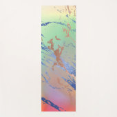 Vivid Marble | Farbige, fette Pastelle Wasserfarbe Yogamatte (Vorderseite)