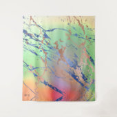 Vivid Marble | Farbige, fette Wasserfarbenhintergr Wandteppich (Vorderseite)