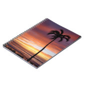 Vivid Maui Sunset Foto Spiral Notebook Notizblock (Linke Seite)