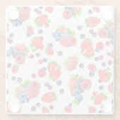 Vivid Mixed Berries Untersetzer (Rückseite)