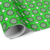 Vivid Multicolor 3D Design Matte Wrapping Paper" Geschenkpapier (Rolleneckpunkt)