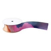 Vivid Multicolor Watercolor Ribbon Satinband (Spule)