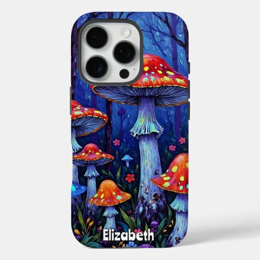 Vivid Mushroom Woodland Case-Mate iPhone Hülle (Rückseite)