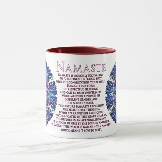 Vivid Namaste Tasse (Zentrum)