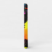 Vivid Neon Abstrakt Art in Motion Case-Mate iPhone Hülle (Hinten/Links)