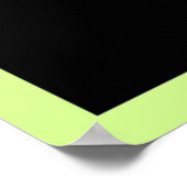 Vivid Neon Eye mit Melkfarben Poster (Ecke)