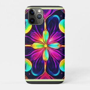 Vivid Neon Floral Mandala Art Case-Mate iPhone Hülle
