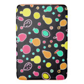 Vivid Neon Fruitful Pattern Badematte (Vorderseite Vertikal)
