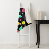 Vivid Neon Fruitful Pattern Sherpadecke (Beispiel)