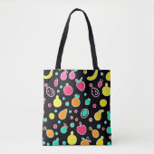 Vivid Neon Fruitful Pattern Tasche (Vorderseite)