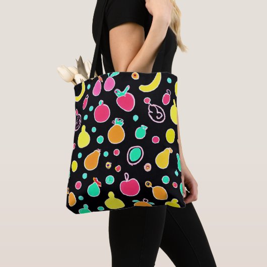 Vivid Neon Fruitful Pattern Tasche (Von Nahem)